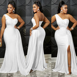 African Party Pleated Dress