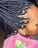 Box braids, Knotless Braids, Small Braids, Jumbo Braids