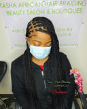 Box braids, Knotless Braids, Small Braids, Jumbo Braids
