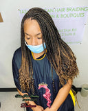 Box braids, Knotless Braids, Small Braids, Jumbo Braids