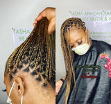 Box braids, Knotless Braids, Small Braids, Jumbo Braids