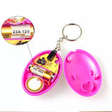 Self Defense Alarm 120dB Egg Shape Girl Women Security Protect Alert Personal Safety Scream Loud Keychain Emergency Alarm