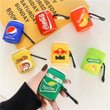 Creative beverage silicone Airpods protective Case