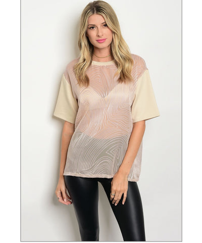 "Nova" shirt and bra top