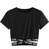 Cross Bandage shirt Sexy Tops T-Shirt Streetwear