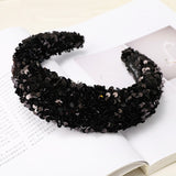 Crystal Hair Bands For Women Lady Luxury Shiny Padded Diamond Headband Hair Hoop Fashion Hair Accessories