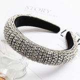 Crystal Hair Bands For Women Lady Luxury Shiny Padded Diamond Headband Hair Hoop Fashion Hair Accessories