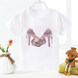 New Added Tshirt Girl Watercolor High Heels Pretty Girls Cozy T Shirts Cute