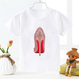 New Added Tshirt Girl Watercolor High Heels Pretty Girls Cozy T Shirts Cute