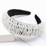 Crystal Hair Bands For Women Lady Luxury Shiny Padded Diamond Headband Hair Hoop Fashion Hair Accessories