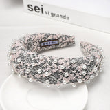 Crystal Hair Bands For Women Lady Luxury Shiny Padded Diamond Headband Hair Hoop Fashion Hair Accessories