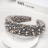 Crystal Hair Bands For Women Lady Luxury Shiny Padded Diamond Headband Hair Hoop Fashion Hair Accessories