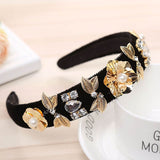Crystal Hair Bands For Women Lady Luxury Shiny Padded Diamond Headband Hair Hoop Fashion Hair Accessories