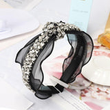 Crystal Hair Bands For Women Lady Luxury Shiny Padded Diamond Headband Hair Hoop Fashion Hair Accessories