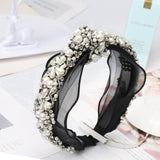 Crystal Hair Bands For Women Lady Luxury Shiny Padded Diamond Headband Hair Hoop Fashion Hair Accessories