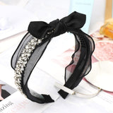 Crystal Hair Bands For Women Lady Luxury Shiny Padded Diamond Headband Hair Hoop Fashion Hair Accessories