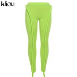 Long Pants Women Summer Sexy Medium Waist Skinny Trousers